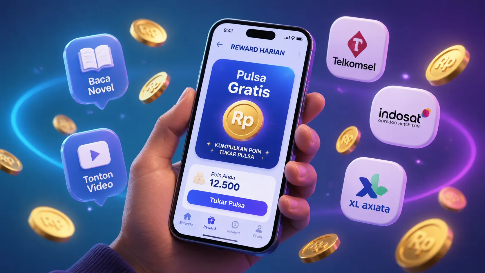 7 Aplikasi Penghasil Pulsa Gratis 2026 dengan ROI Terbaik